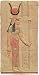 Isis Holding Papyrus Scepter Small Relief, Color Details