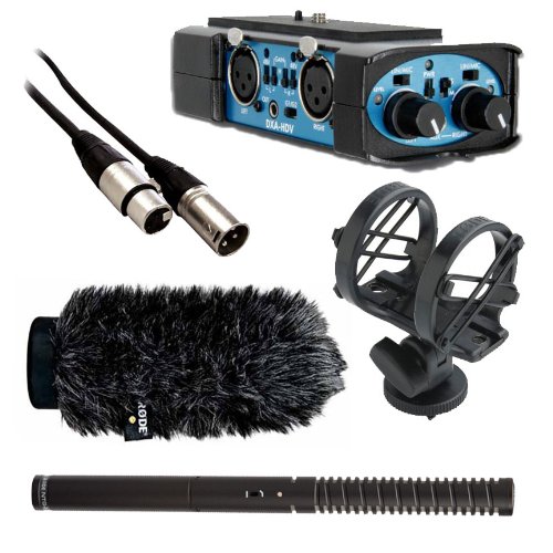 Rode NTG2 Shotgun Microphone with SM3 Shockmount WS6 Deluxe Windshield Rode NTG2 Shotgun Microphone with SM3 Shockmount WS6 Deluxe Windshield