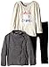 Calvin Klein Little Girls' Gray Jacket with Tee and Pants