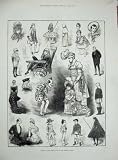 1883 CHILDRENS FANCY DRESS BALL MANSION HOUSE COSTUMES