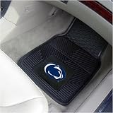 Penn State Nittany Lions Black 2-Piece Vinyl Car Mat Set