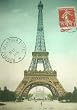 (20x28) Eiffel Tower Paris Postcard Decorative Decoupage Vintage Style Paper Poster Print
