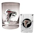 Atlanta Falcons Glass and Shot Glass Set - Clear