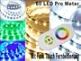 LED Strip RGB (Mehrfarbig) LED Band mit 600 SMD 5050 LEDs Komplett Set mit Netzteil+Controller+mit Touch Fernbedienung IP65 Wasserdicht 10 Meter