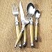 Jean Dubost Laguiole 5-Piece Flatware Set (Ivory Handles