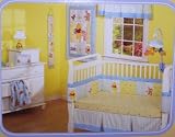 Disney Winnie the Pooh and Piglet 4 piece Crib Bedding