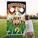 Blulu Football Toss Games with 3 Pieces Bean Bag, Indoor and Outdoor Bean Bag Toss Game for Children and Adults, Football Theme Party Decorations Supplies