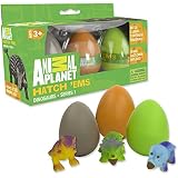 Crazy Cart Hatching Dinosaur In Egg Case Pack 12pcs Dinosaur Eggs