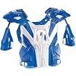 Thor MX Force Protector Men's Roost Deflector Off-Road Motorcycle Body Armor w/ Free B&F Heart Sticker Bundle - Blue/White