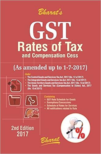 GST Rates of Tax book