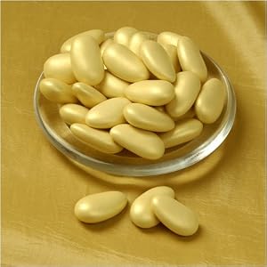 1lb. Gold Jordan Almonds - Patchi by Almonds