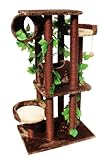 Kitty Mansions Oak Cat Tree