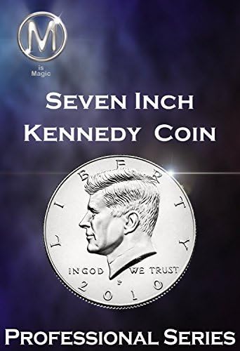 M is Magic Giant Novelty Fake7 Inch Kennedy Coin