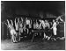 Photo Reprint Male students exercising, some with equipment, Western High School, Washington, D.C. 1899