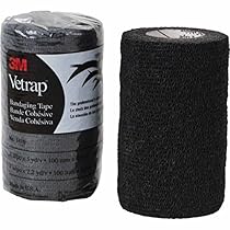 3M Vetrap - Individual Roll Black (Pack of 6)
