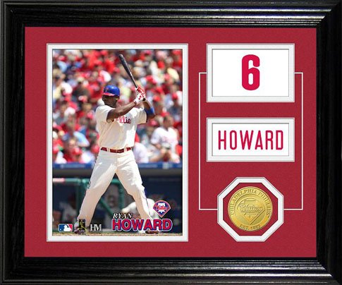 Highland Mint MLB Philadelphia Phillies Ryan Howard Player Pride Desktop Photo Mint