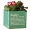 Cube Planter "Daughter" - Green (6")