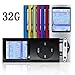 G.G.Martinsen 32 GB Mini Usb Port Slim Small Multi-lingual Selection 1.78 LCD Portable Mp3/Mp4, Mp3Player , Mp4Player , Video Player , Music Player , Media Player ,Audio player With Photo Viewer , E-book Reader , Voice Recorder, Games & Movie-Black