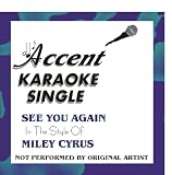 See You Again By Miley Cyrus Karaoke CD+G Single