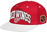 Detroit Red Wings Mitchell & Ness Arched Logo Retro Vintage Snap Back Hat