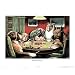 C.M. Coolidge Bold Bluff Dogs Playing Poker Art Print Poster - 19x13