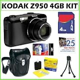 Kodak Z950 EasyShare Z950 12MP Digital Camera + 4GB Accessory Kit