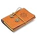 Travel Vintage Journal, Pu Leather Cover Blank Notebook