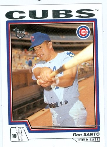 Ron Santo baseball card 2004 Topps #63 (Chicago Cubs) 67