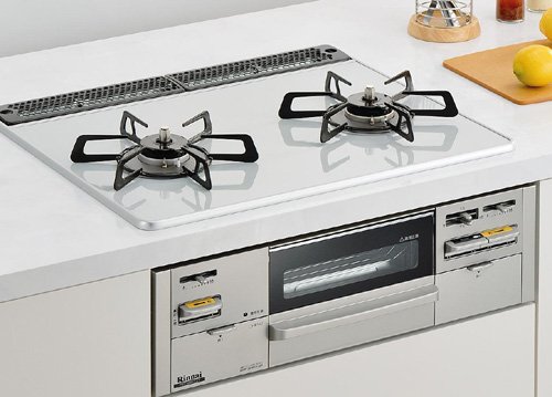 ビルトインコンロ（ガスコンロ）リンナイ セイフルRS21W8K12T-VL 左大バーナー【都市ガス（13A・12A）用】