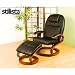 STILISTA® Massagesessel im S-Design braun/schwarz