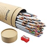 Niutop 72-color Premier Soft Core Art Colored Drawing Pencils of Marco for Artist Sketch/ Adult Secret Garden Coloring Book/ Kids Artist Writing/ Manga Artwork (72-color)