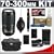 Nikon 70-300mm f/4.5-5.6G ED-IF AF-S VR [Vibration Reduction] Zoom Nikkor Lens + 2 EN-EL9 Battery Packs + Nikon Case + Accessory Kit for Nikon D40, D40x, D60, D3000 and D5000 Digital SLR Cameras