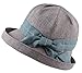 Supergirl Women hat Crimping Brim Linen Cap Sun Hats Summer Topee UPF 50+ Beach Hats