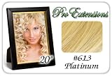 Pro Extensions Body Wave 20″ x 39″ #613 Platinum Blonde 100% Clip on in Human Hair Extensions