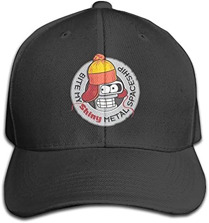 YAHQI Futurama Bender Unisex Cap Hat Black