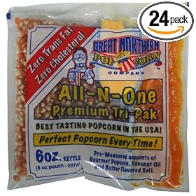 Great Northern Popcorn, 6-Ounce Portion Packs (Pack of 24)