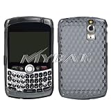SMOKE DIAMOND PATTERN SOFT CRYSTAL SKIN GEL COVER CASE FOR BLACKBERRY CURVE 8300 8310 8330