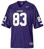 Kansas State Wildcats #83 Youth Nike Purple Replica Football Jersey