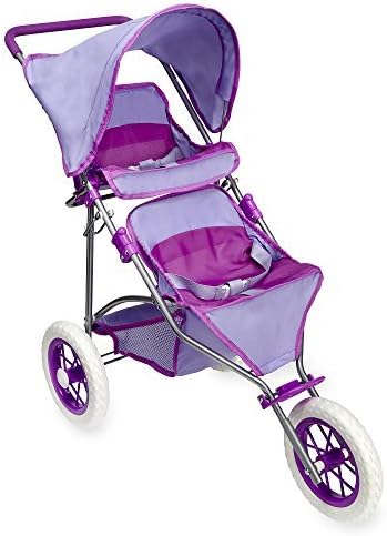You &amp; Me Twin Doll Jogger Stroller by Levatoy
