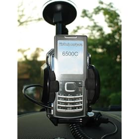 NOKIA 6500 CLASSIC MOBILE PHONE CAR CHARGER AND A WINDSCREEN MOUNT HOLDER, ACCESSORIES .