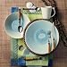 Set of 4 Vuelta Ocean Blue Soup Bowls, 9