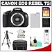 Canon EOS Rebel T3i 18.0 MP Digital SLR Camera Body with 16GB Card + Battery + Case + Tripod + Cleaning & Accessory Kit