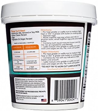 Shortstacks by Southern Culture Foods, Gluten Free Gourmet Vanilla Pancake and Waffle Mix, 10 ounce Carton - 3 Pack