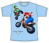 Nintendo T-Shirt Mario Kart blau Größe M