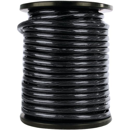DB Link STGW4BK100Z 4-Gauge 100 feet Roll Soft Touch Power Wire (Black) On Sale