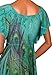 FUNFASH PLUS SIZE JADE GREEN PEACOCK EMPIRE WAIST WOMENS PLUS SIZE TOP SHIRT NEW