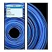 Circulitis Blue Design Decal Skin Sticker for Apple iPod nano 2G (2nd Generation) 2GB/ 4GB/ 8GB Player