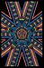 Star Gaze (Trippy) Flocked Blacklight Poster Print - 24" X 36"