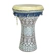 Mosaic Wooden Doumbek, Large
