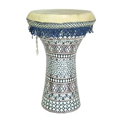 Mosaic Wooden Doumbek, Large